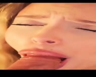 Beautiful Blonde Girl Webcam Dildo Blowjob